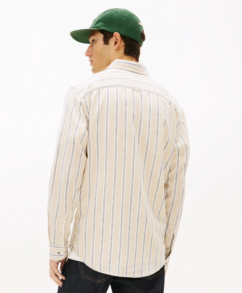 Tommy Jeans Overhemd Gestreept Regular