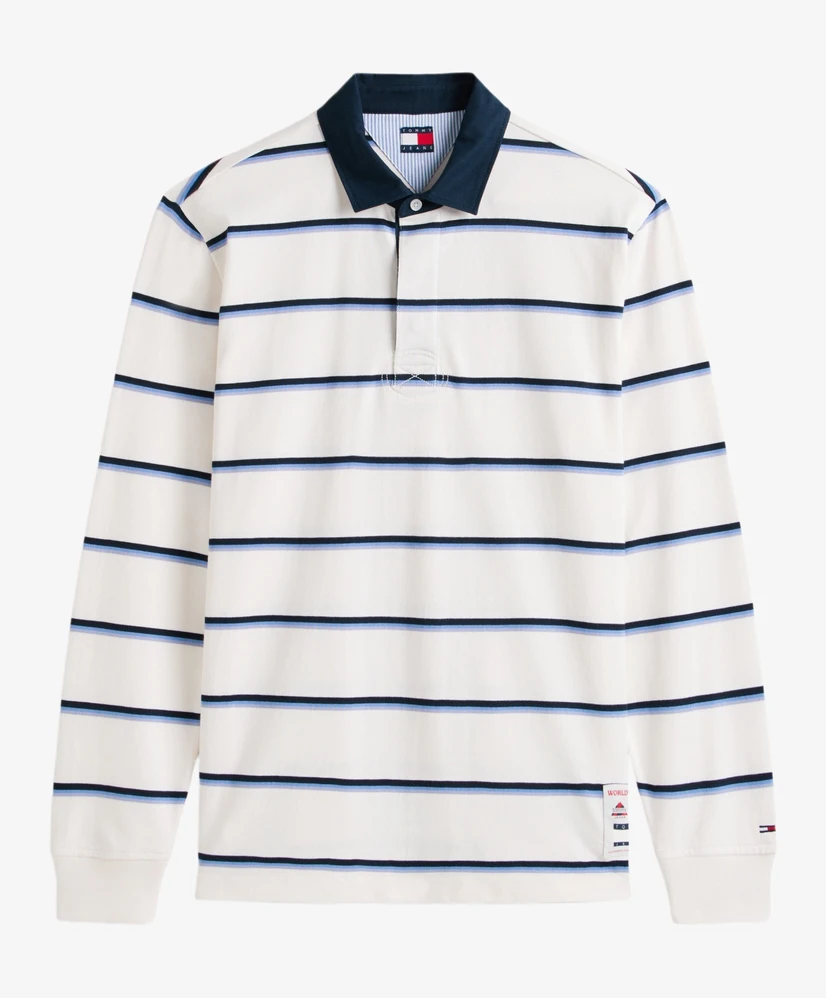 Tommy Jeans Polo Gestreept Rugby