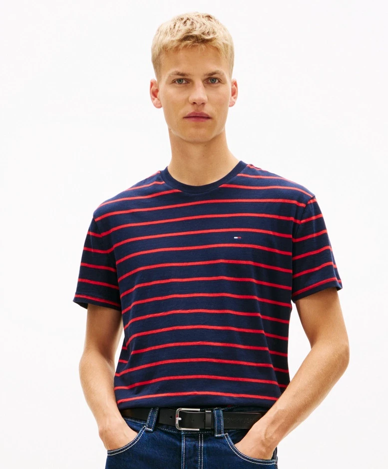Tommy Jeans T-shirt Gestreept