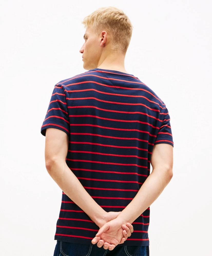 Tommy Jeans T-shirt Gestreept