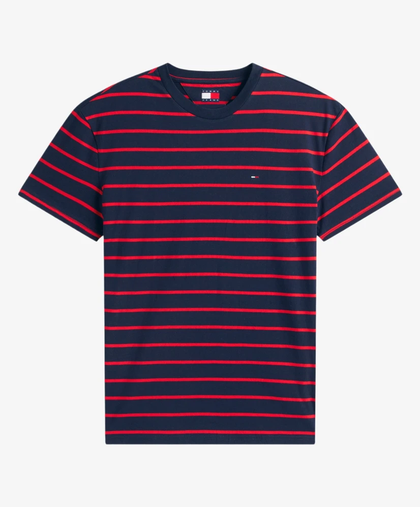 Tommy Jeans T-shirt Gestreept