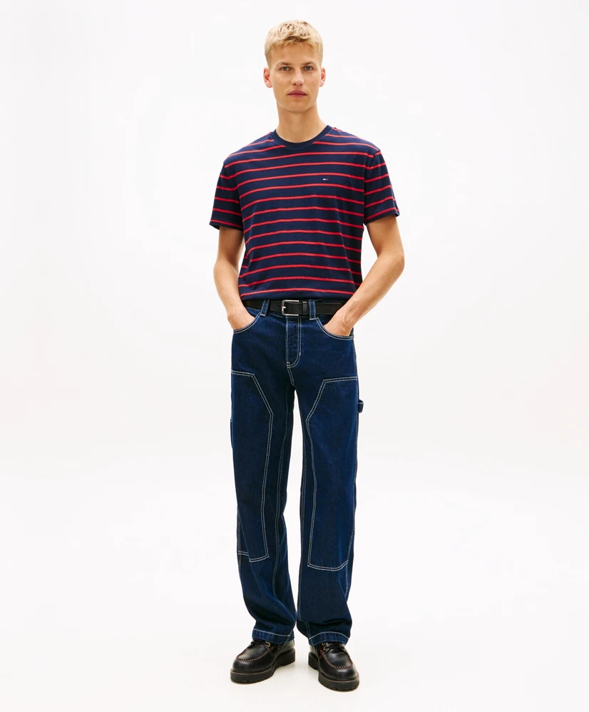 Tommy Jeans T-shirt Gestreept