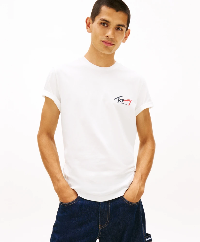 Tommy Jeans T-shirt Slim Fit Sign