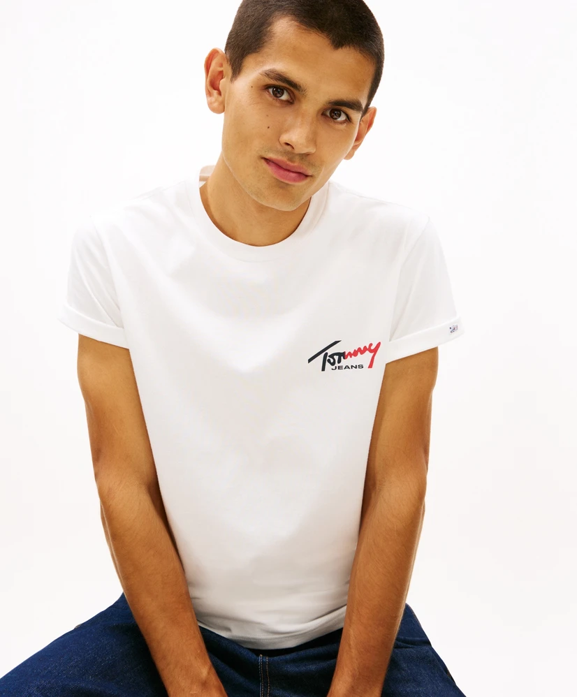Tommy Jeans T-shirt Slim Fit Sign