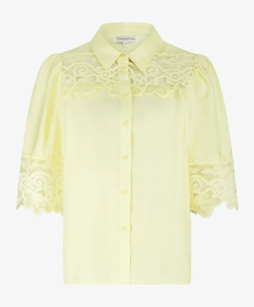 Tramontana Blouse Lace Details