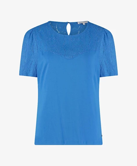 Tramontana T-shirt Jersey Lace