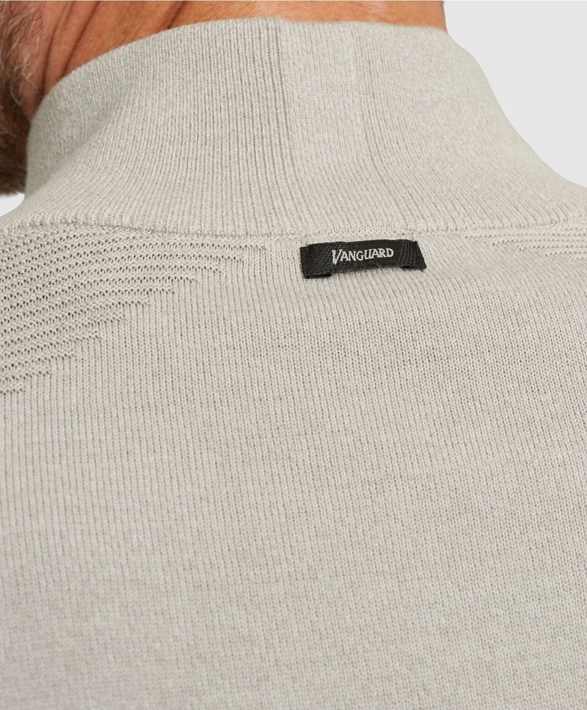 Vanguard Half Zip Trui Effen