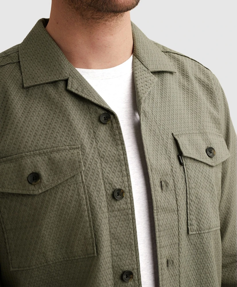 Vanguard Overshirt Structuur Patroon