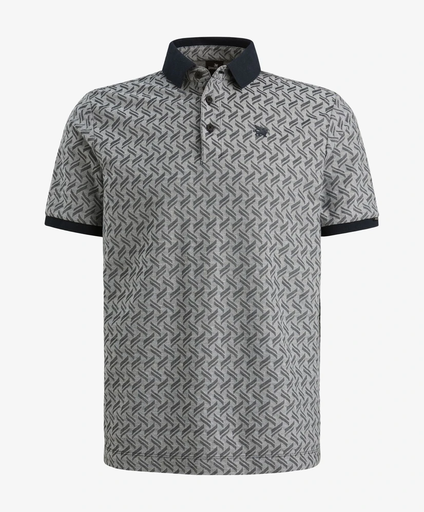 Vanguard Polo Structuur Print