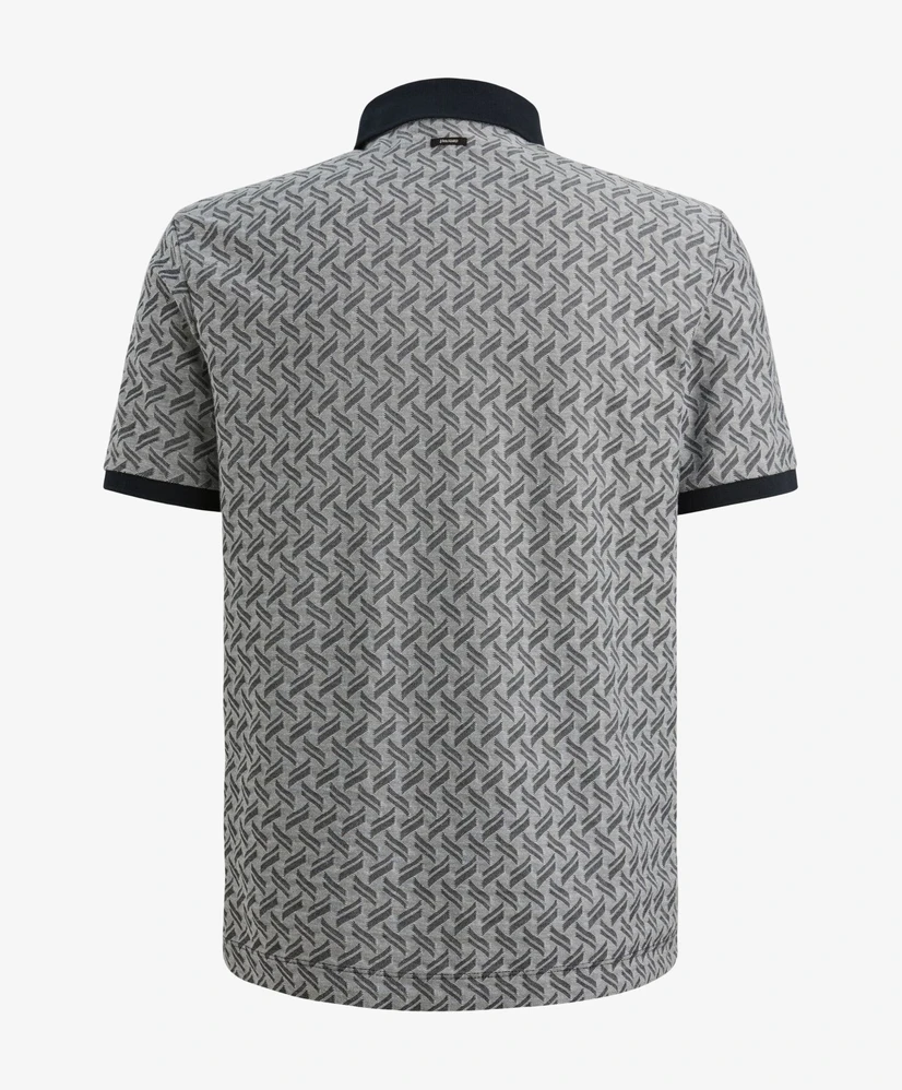 Vanguard Polo Structuur Print