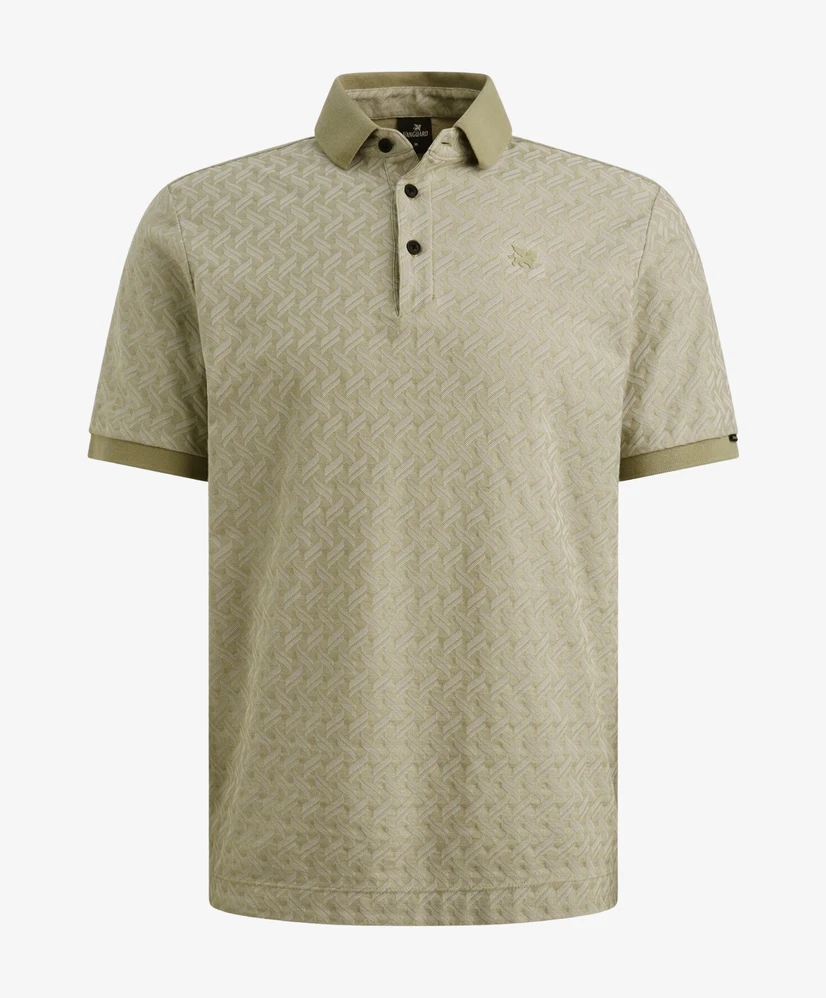 Vanguard Polo Structuur Print