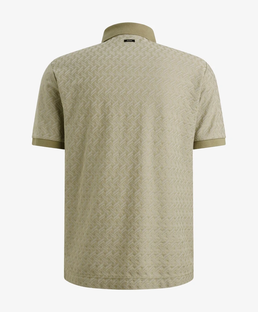Vanguard Polo Structuur Print
