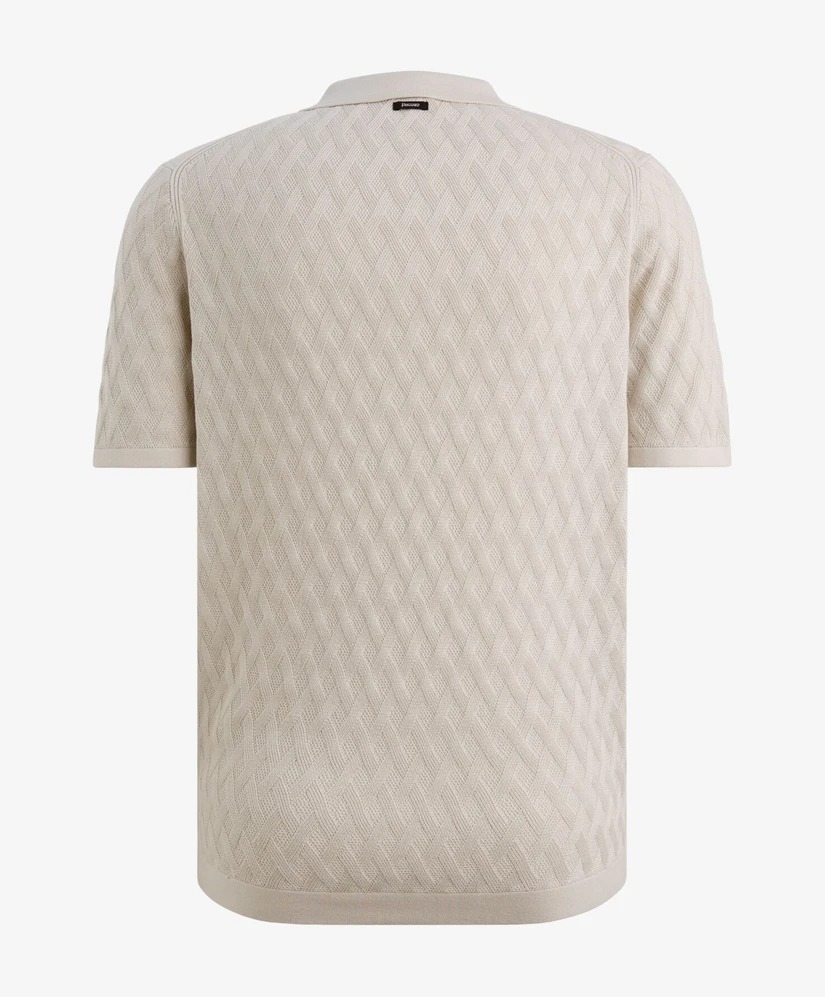 Vanguard Polo Structuur Zipper