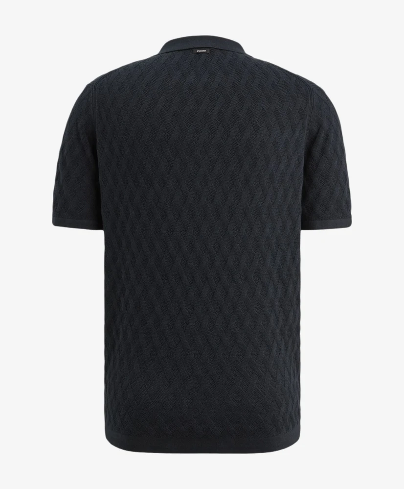 Vanguard Polo Structuur Zipper