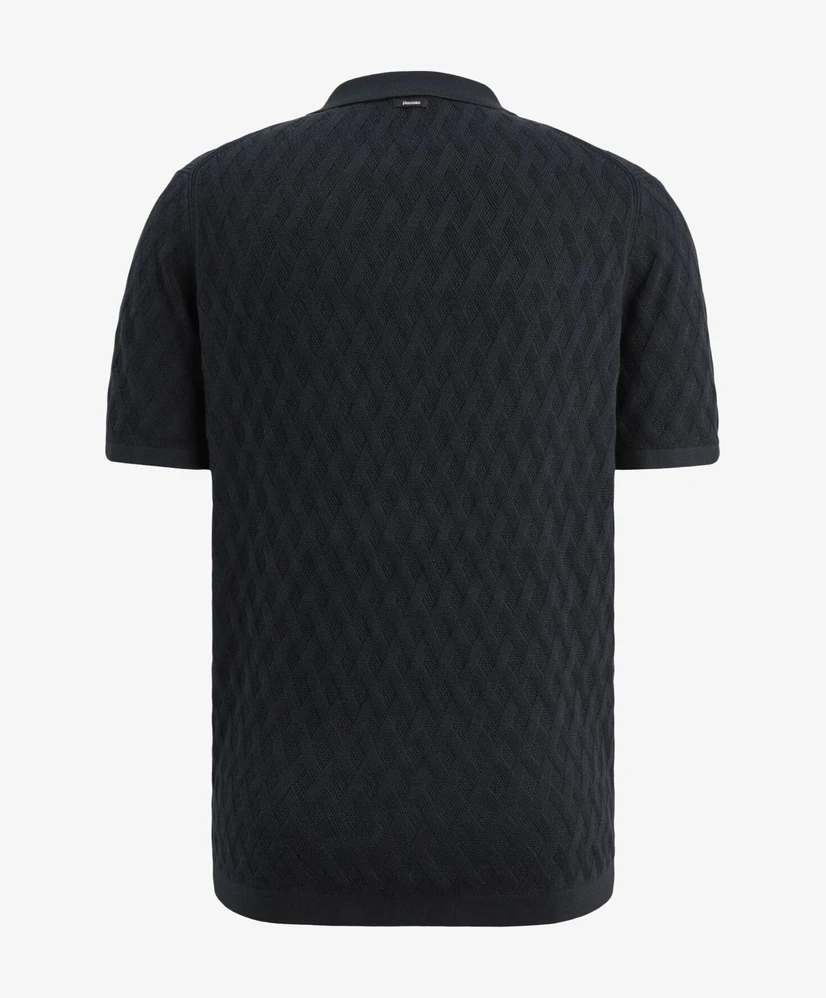 Vanguard Polo Structuur Zipper