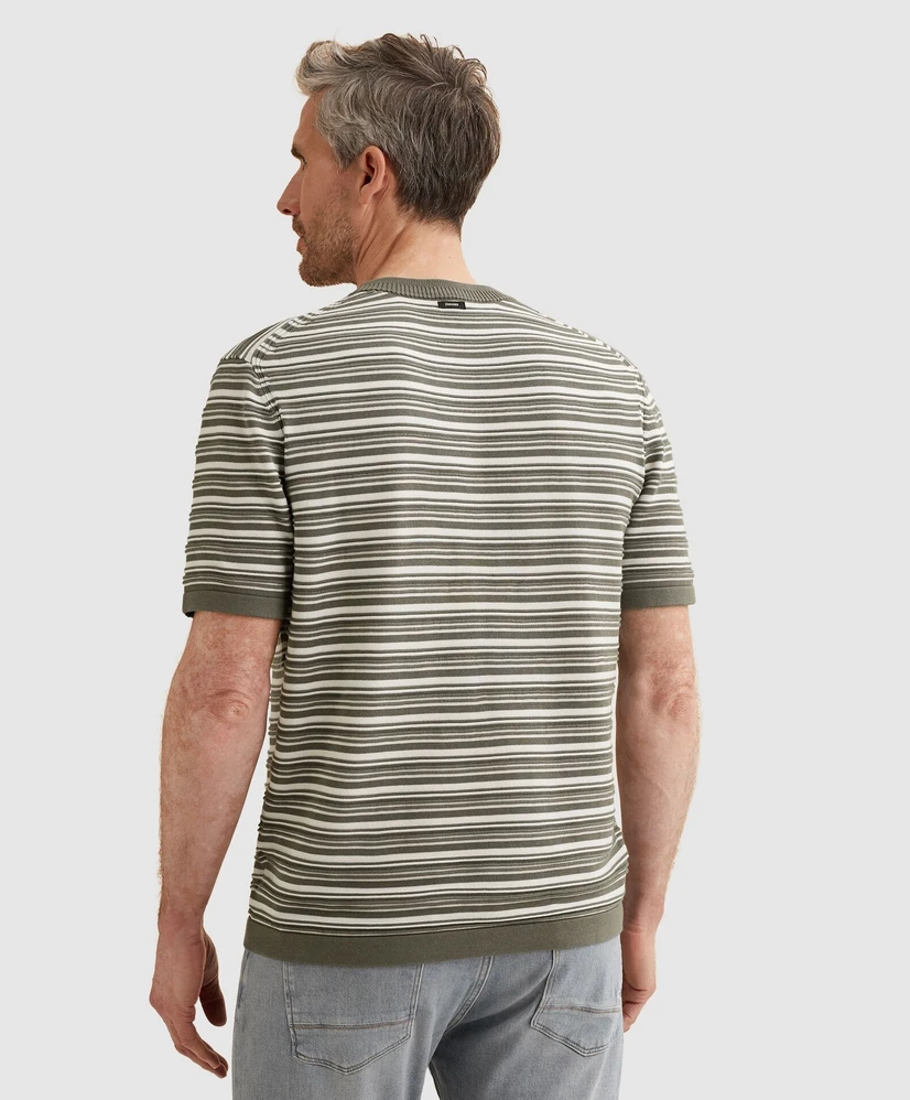 Vanguard T-shirt Structuur Strepen