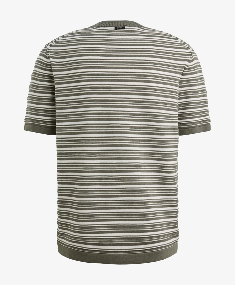 Vanguard T-shirt Structuur Strepen