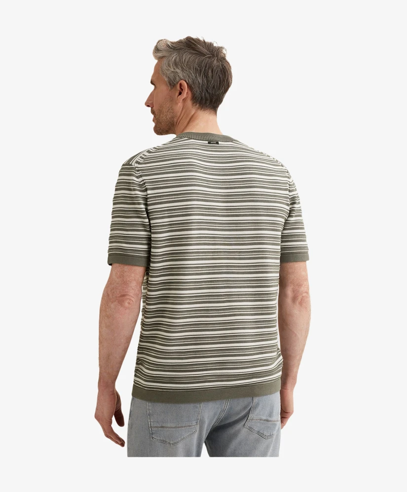 Vanguard T-shirt Structuur Strepen