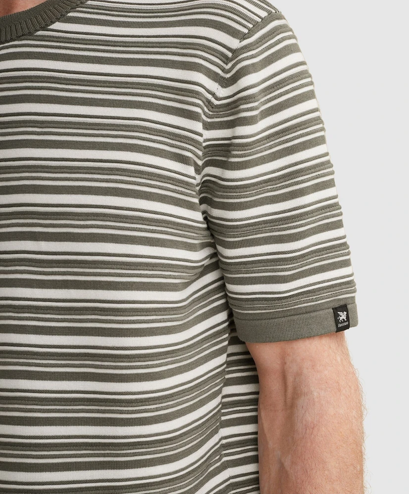 Vanguard T-shirt Structuur Strepen