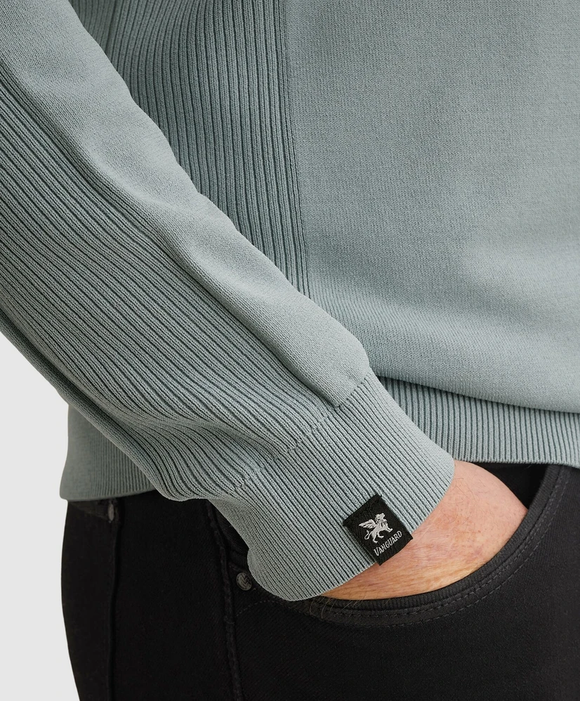 Vanguard Trui Half-Zip Effen