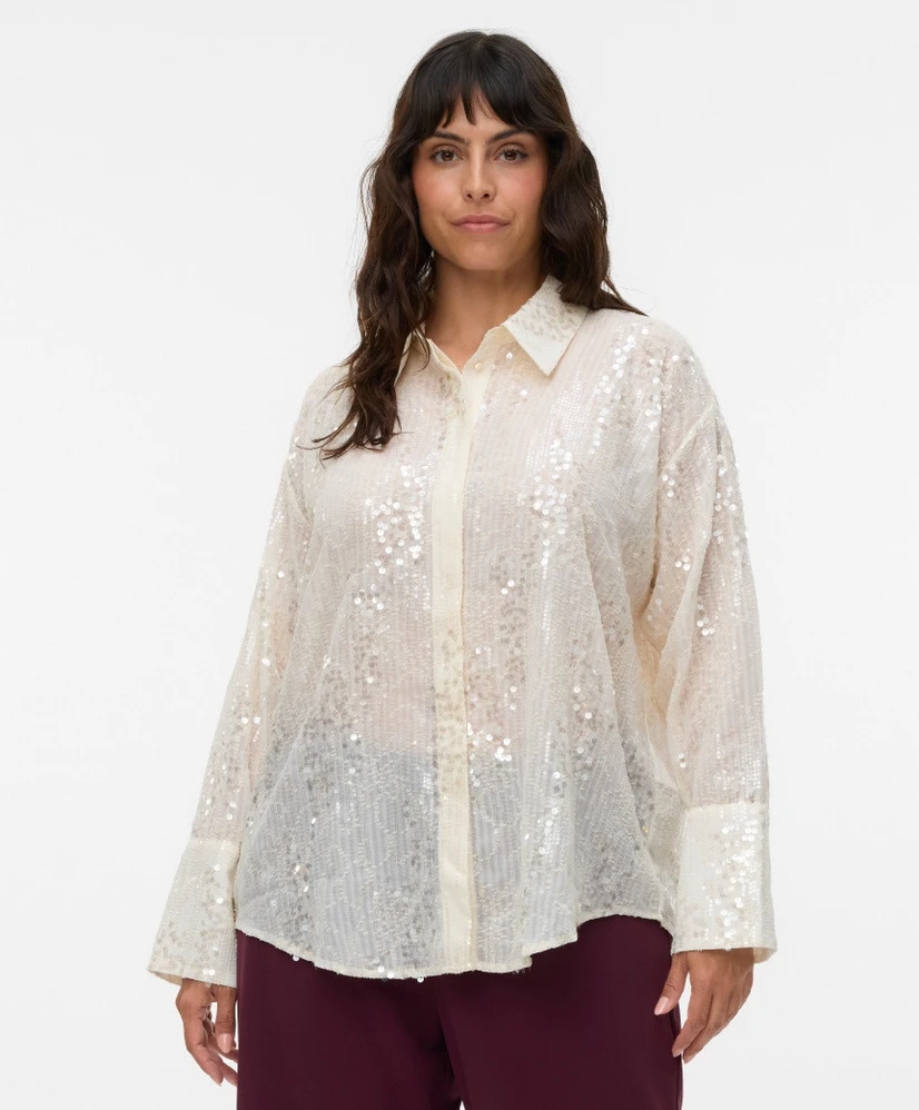 VERO MODA CURVE Blouse Sus Sequins