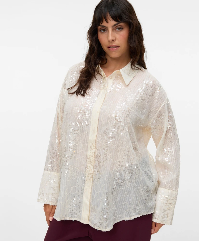VERO MODA CURVE Blouse Sus Sequins