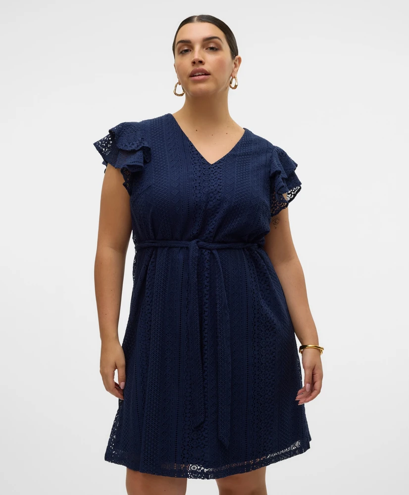 VERO MODA CURVE Jurk Honey