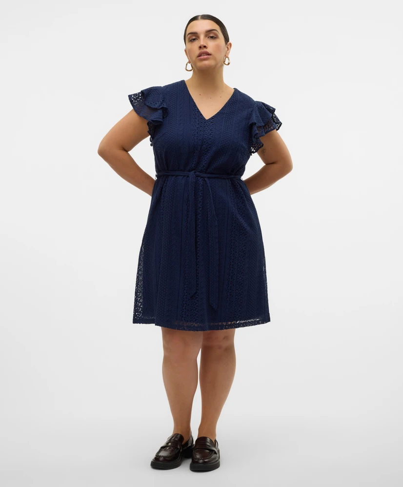 VERO MODA CURVE Jurk Honey