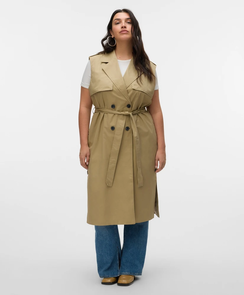 VERO MODA CURVE Trenchcoat Gilet Lea
