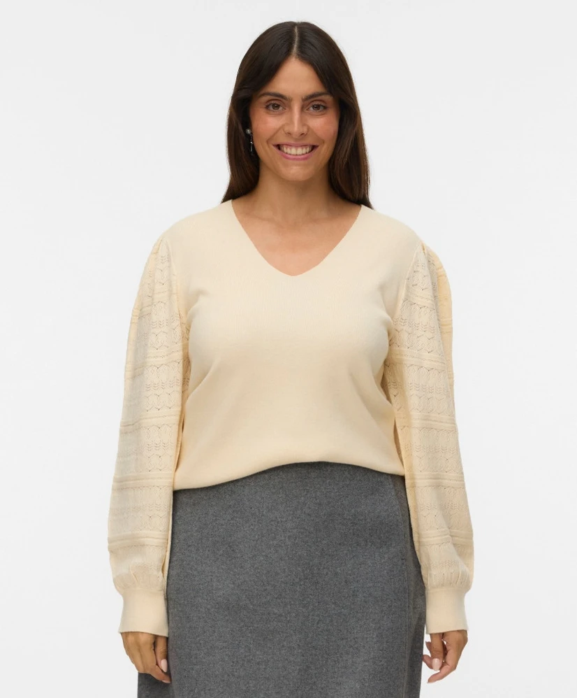 VERO MODA CURVE Trui New Limone