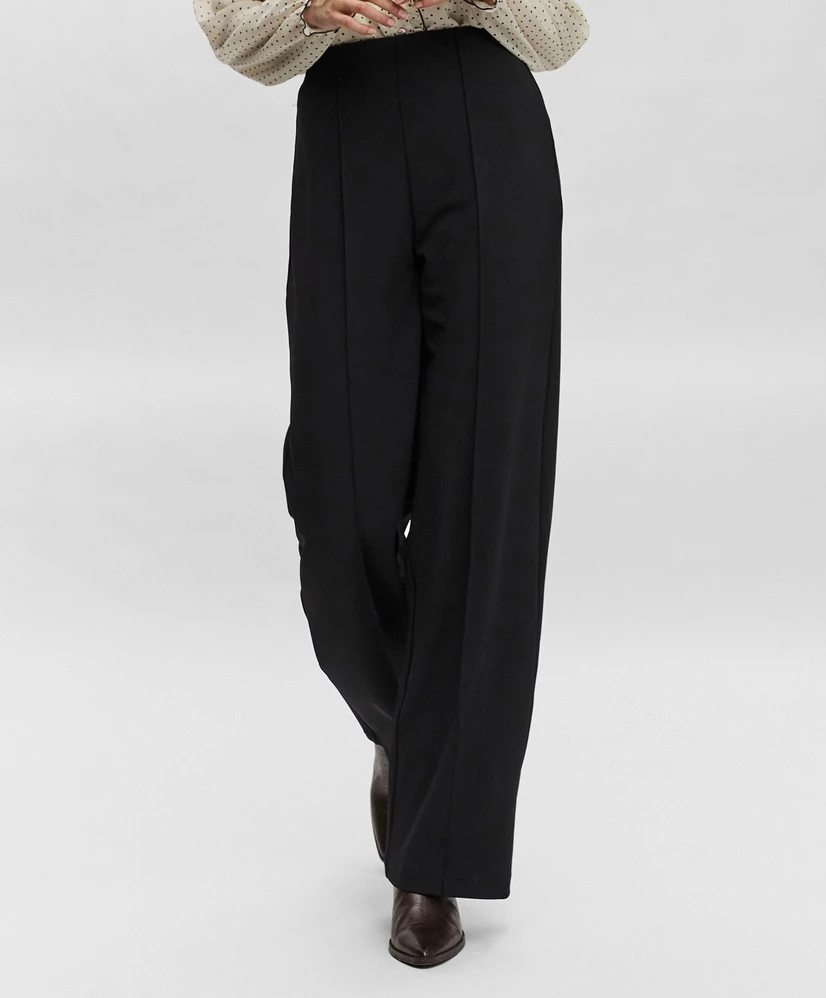 Vero Moda Curve VMCBECKY PULL ON - Pantalones - Black