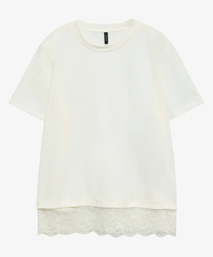 VERO MODA T-shirt Naomi Lace