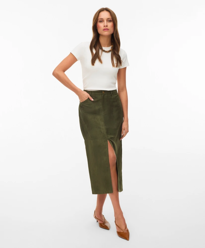 VERO MODA x Noor de Groot Midi Rok Kathy