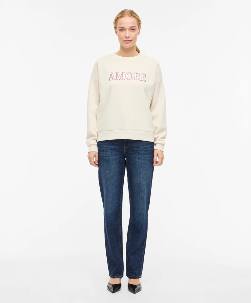 VILA Sweatshirt Reflect Love