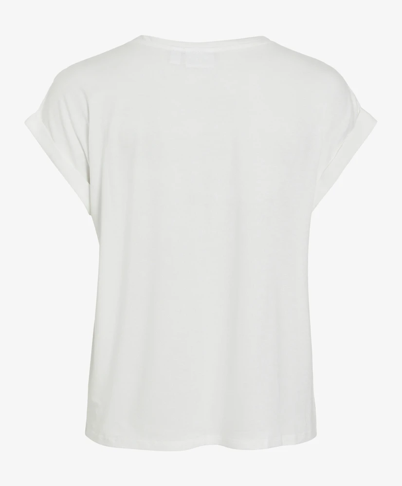 VILA T-shirt Ellette Satin