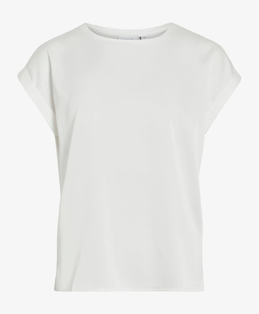 VILA T-shirt Ellette Satin