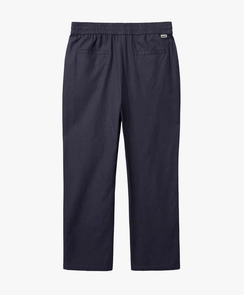 Woodbird Broek Linnen Eik