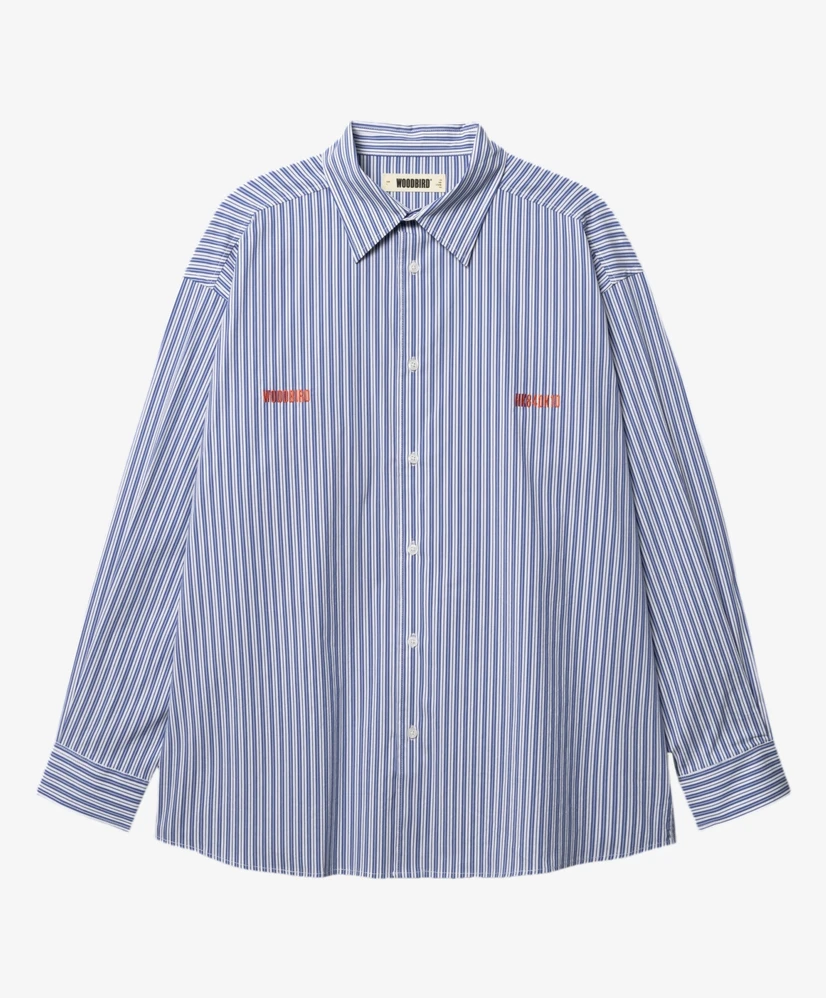 Woodbird Overhemd Brooks Lion
