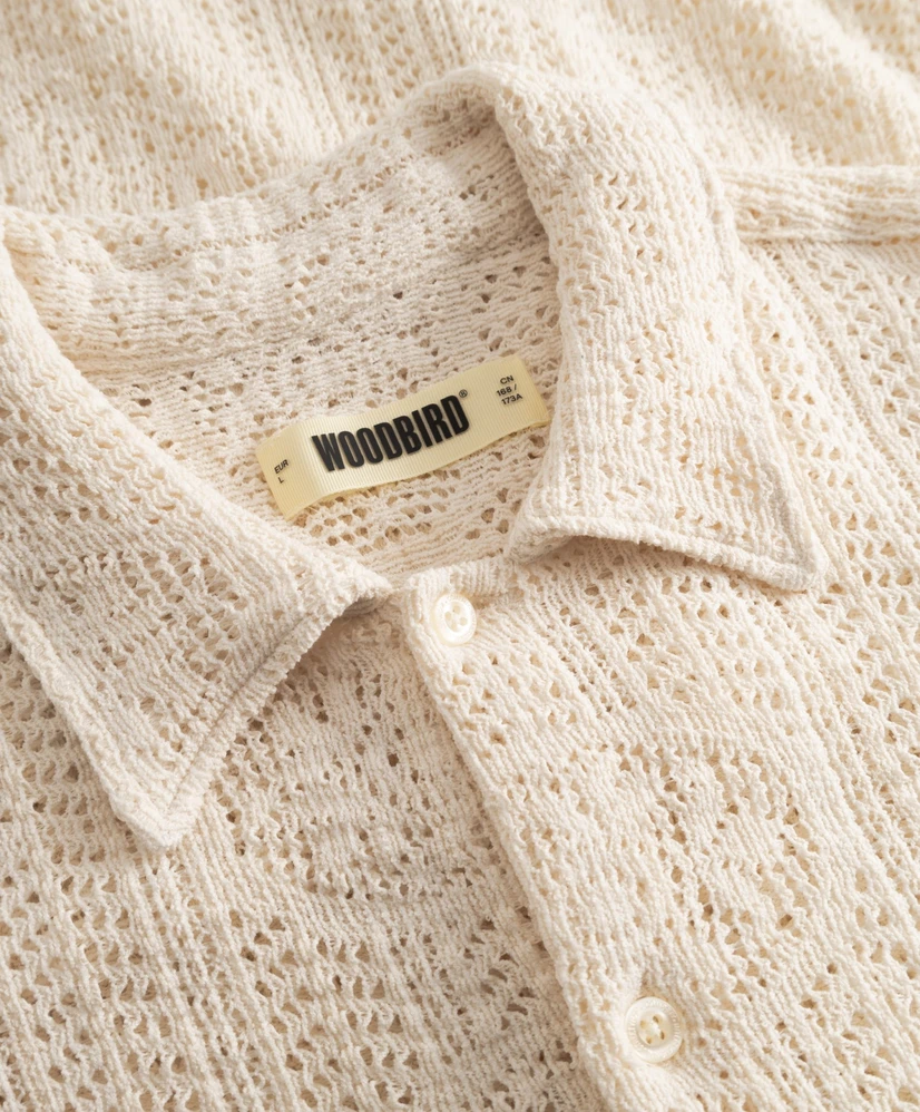 Woodbird Overhemd Wang Knit
