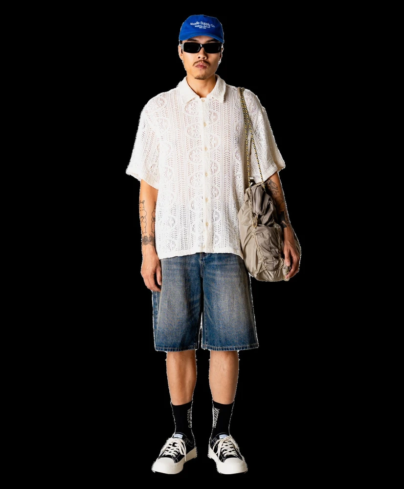 Woodbird Overhemd Wang Knit
