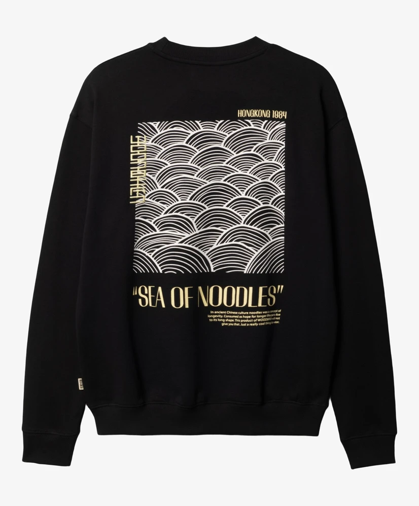 Woodbird Sweater Cane Sea