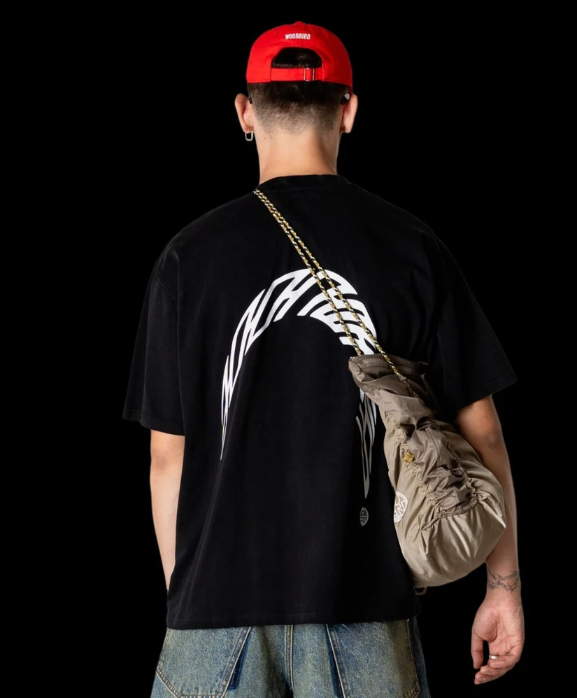Woodbird T-shirt Baine Warp Acid