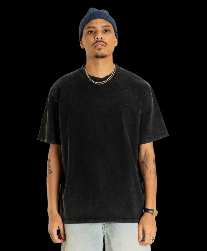 Woodbird T-shirt Baine Washed