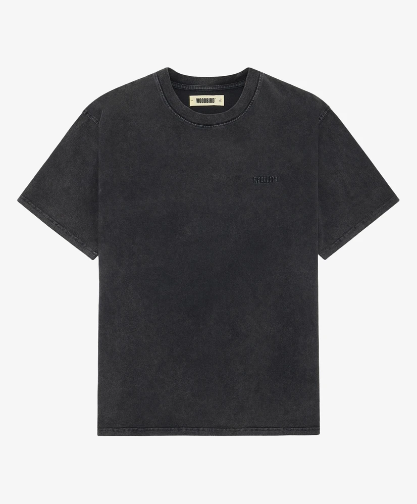 Woodbird T-shirt Baine Washed