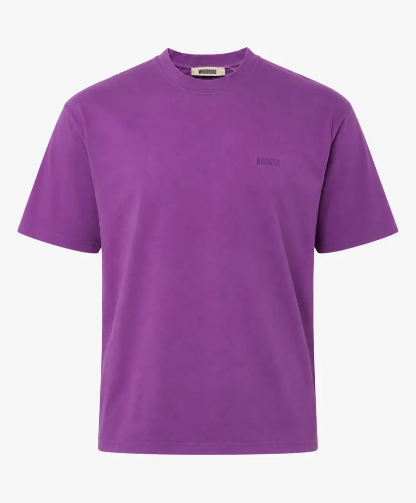 Woodbird T-shirt Baine Washed