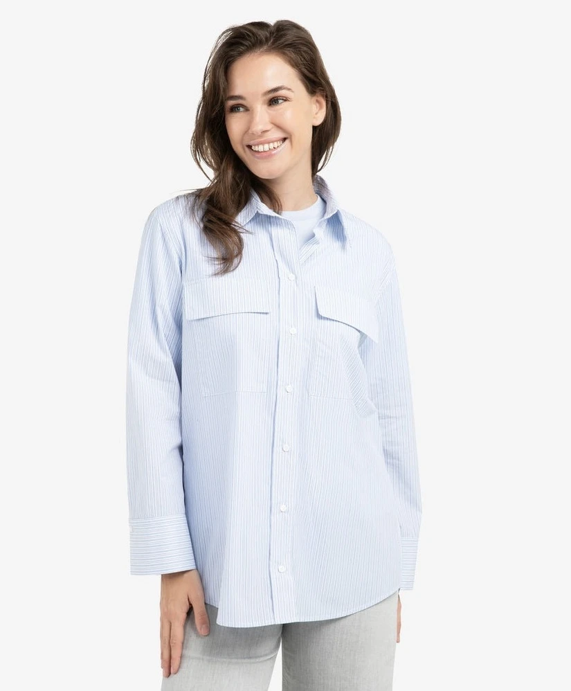 YAYA Blouse Boyfriend Fit Striped