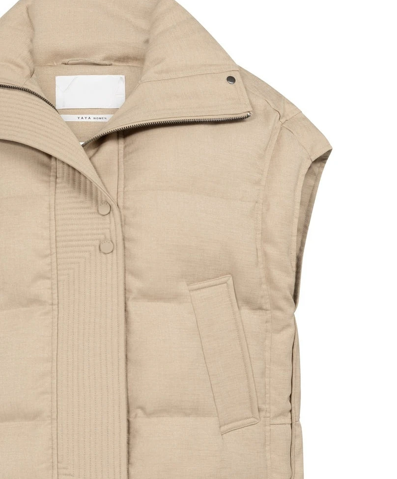 YAYA Bodywarmer Oversized Kraag