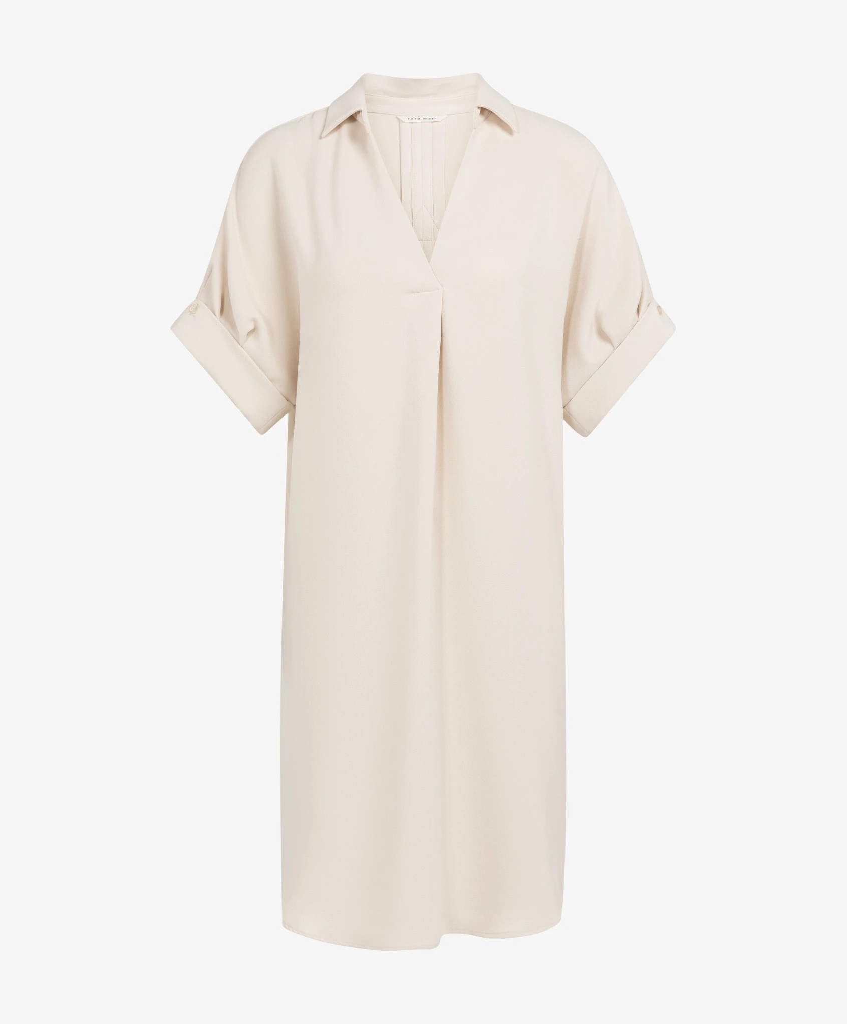 YAYA Jurk Pleated Sleeve 01-601218-604 | Berden Fashion