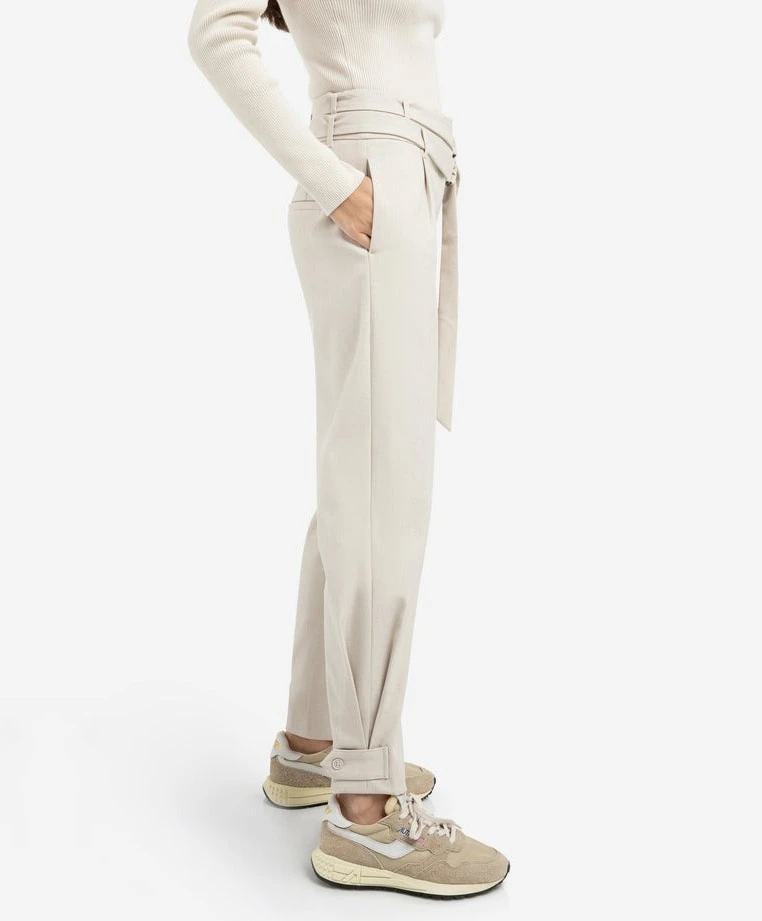 YAYA Pantalon Dubbele Riem