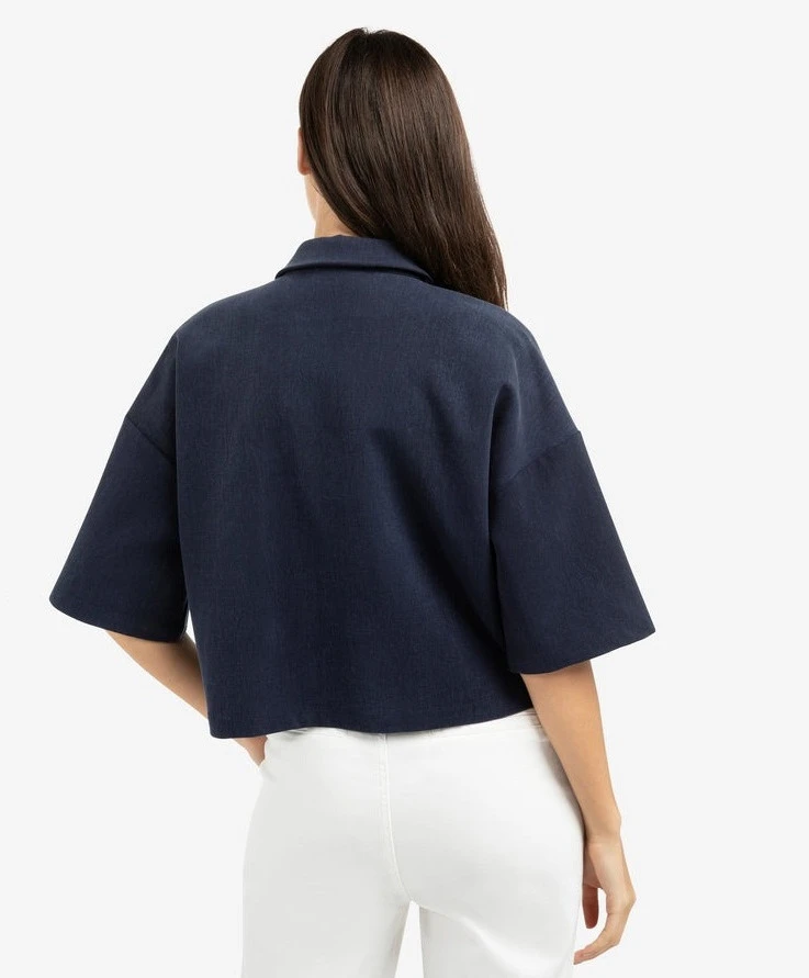 YAYA T-shirt Half-Zip
